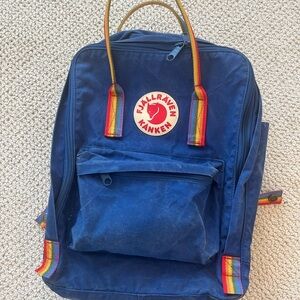 Fjallraven Blue Backpack Durable Scandinavian Design
